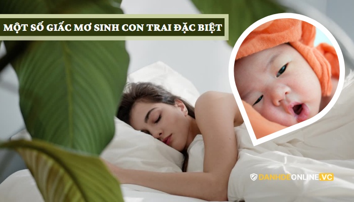 nằm mơ đẻ con trai đánh con gì